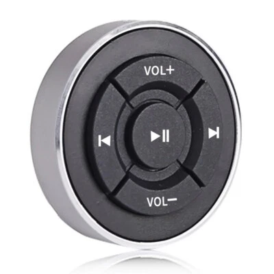 Wireless Bluetooth Remote Button Car Steering Wheel Media Audio Music Control - Image 1 of 4