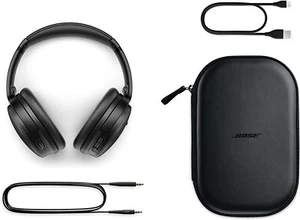 Bose QuietComfort QC 45 Noise Cancelling Bluetooth Headphones - Black - Picture 1 of 3