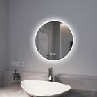 Badspiegel Rund Wandspiegel Mit LED Beleuchtung Touch Spiegel 3 Lichtfarben EMKE