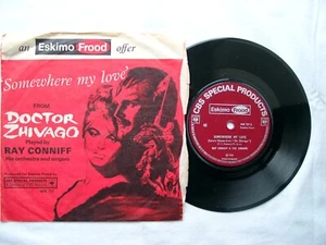 RAY CONNIFF / PERCY FAITH - Doctor Zhivago / Camelot 7" - WB 727 - 1965 UK - Picture 1 of 2