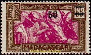 EBS French Madagascar 1942 - Zebu - MG 234 - MNH** - (c9