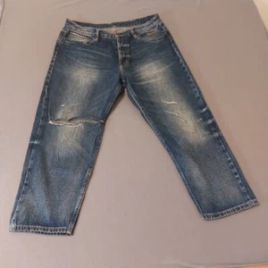 Jeans uomo Madness blu denim taglia W34 x 25 gamba dritta MDNS invecchiato - Foto 1 di 14