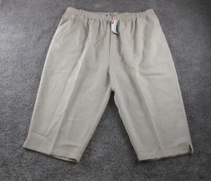 Target Linen Pedal Pusher Shorts 26 L17 Elastic Waist New - Picture 1 of 12