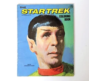 MCM STAR TREK Coloring Book 49 Cent Complete Uncolored USA 1975 VGC! - Picture 1 of 7