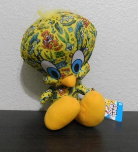 New Looney Tunes by Toy Factory-Sticker Bomb Tweety Bird 10" Plush With Tag - Picture 1 of 3