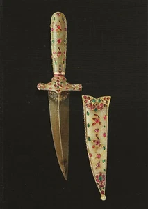 POSTCARD Jeweled Dagger North India 1720-40 Al Thani Collection MINT - Picture 1 of 1