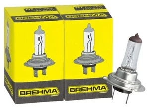 2x BREHMA H7 12V 55W Birnen Lampen Autolampe Birne Halogen Lampe PX26d Classic - Bild 1 von 5
