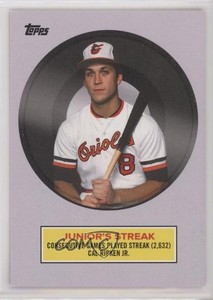 2018 Topps Throwback Thursday #TBT Online Exclusive /592 Cal Ripken Jr #8 HOF