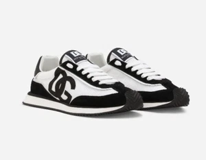New! Dolce & Gabbana Bassa Dragon Sneakers Logo Low Top Men’s US8.5, EU41.5 - Picture 1 of 10