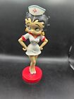 Figurine poupée de collection infirmière en porcelaine Betty Boop 2004 7,5"