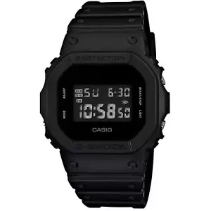 Reloj digital para hombre Casio G-Shock negro con correa de resina resistente a los golpes DW5600BB-1 - Imagen 1 de 1