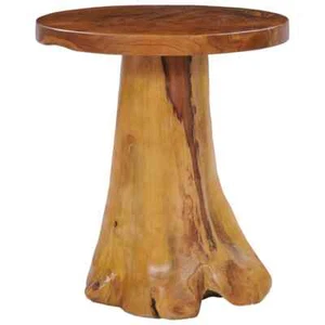 NNEVL Coffee Table 40x40 cm Solid Teak Wood - Picture 1 of 7