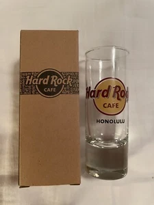 Hard Rock Cafe Classic Logo Shot Glass Honolulu - Picture 1 of 3
