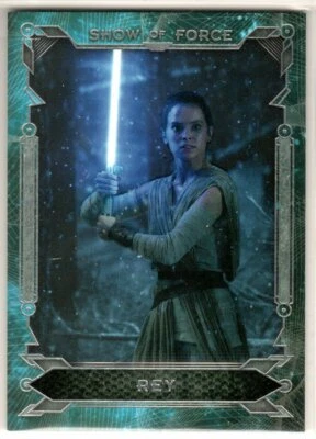 STAR WARS 2016 TOPPS MASTERWORK SHOW OF FORCE SF-1 BASE SUBSET REY - Image 1 of 2