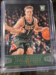 2013-14 Panini #165 Nate Wolters Rookie Card RC - Milwaukee Bucks 