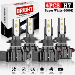 For Mercedes Benz GL450 2007-2012 E320 2008-2009 LED Headlight Bulbs High & Low - Picture 1 of 11