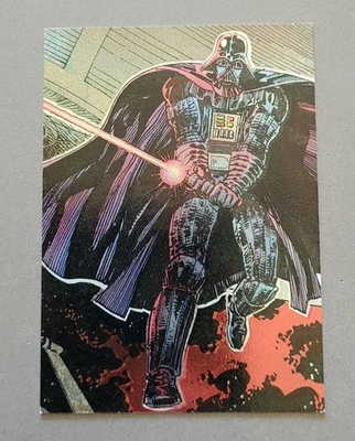 1993 Topps Star Wars Galaxy Etched Foil Card Darth Vader #1/6 Walter Simonson - Image 1 of 4