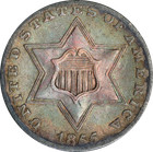 1855 XF45 SILVER TRIME PCGS 48749258