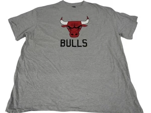 Nueva Camisa Majestuosa Gris Chicago Bulls Para Hombres Tallas 3XL-4XL-5XL-6XL-Alto - Imagen 1 de 6