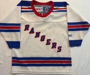 Vintage CCM New York Rangers Kinder Kleinkind Blanko Trikot Kanada Größe One Size - Bild 1 von 6