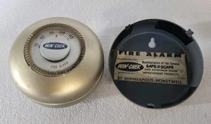 Detector de humo de alarma contra incendios Win Chek Honeywell RARO de colección - Imagen 1 de 13