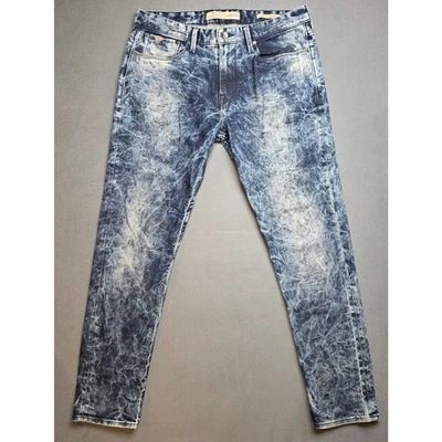 Guess Mens Jeans 35x31 Straight Acid Wash Stretch Regular Fit - Image 1 of 4