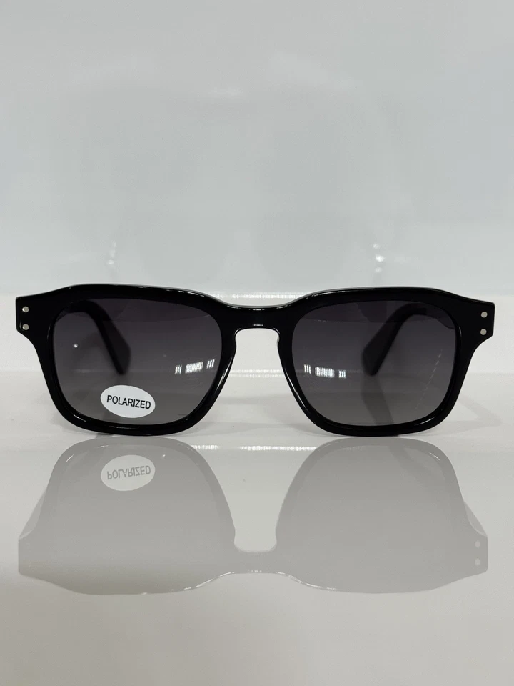 Gafas de sol Salvatore Ferragamo cuadradas audaces de acetato personalizadas polarizadas degradadas Foto 1 de 4