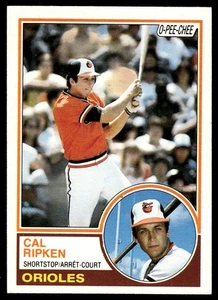 1983 O PEE CHEE CAL RIPKEN JR #163 - Picture 1 of 2