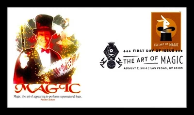 DR JIM STAMPS US COVER ART OF MAGIC FIRST DAY ISSUE PANDA CACHET - Image 1 of 2