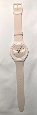 Женские часы Swatch SkinSkin 40 мм бежевые золотистые швейцарские SVUT100 - Изображение 1 из 4