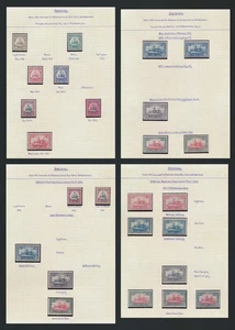 KIAUTSCHOU GERMAN CHINA STAMPS 1905-1919 KAISER'S YACHT WITH WMK, MINT STUDY VF - Picture 1 of 21