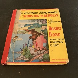 The Bedtime Story-books The Adventures of Buster Bear - Burgess 1946 Signed - Imagen 1 de 9