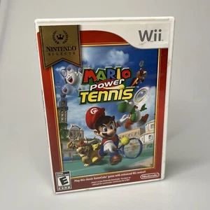Mario Power Tennis (Nintendo Wii, 2009) Nintendo selecciona manual completo en caja original - Imagen 1 de 4