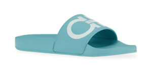 SALVATORE FERRAGAMO Groovy Tyrone Turquoise Women's Sandals - NEW - Size US 5 M