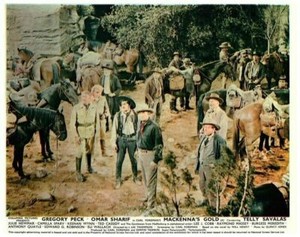 MacKenna's Gold Original Lobby Card Gregory Peck Omar Sharif Anthony Quayle 1969