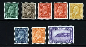 CANADA King George V 1932-1934 The Complete Set SG 319 to SG 325 MINT - Picture 1 of 2