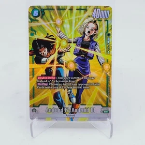 ANDROID 17/ANDROID 18 Alt Art (FB01-078 SR) Awakened Pulse Mint Foil 🔥 DBS TCG - Picture 1 of 2