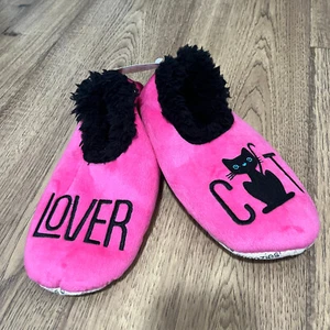 NEW! Snoozies Cat Lover Pairable Slipper Socks for Women & Girls Size S 5/6 - Picture 1 of 3