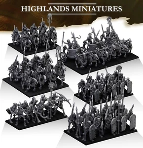 Accordo esercito scheletrico - miniature Highlands - dinastie eterne - 28 mm, rimorchio, whfb - Foto 1 di 1