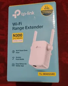 TP LINK WiFi Range Extender N300 2x2 MIMO 300MBPS 2.4 GHz Wireless Router - Picture 1 of 11