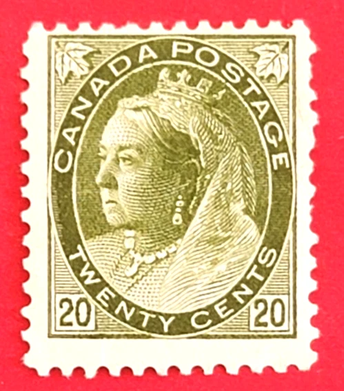 Canada Stamp #84 "Queen Victoria Numeral Issue" MH - Image 1 of 1