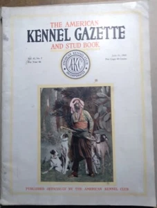1925 American Kennel Gazette und Zuchtbuch Schnauzers Artikel Windhundeinband - Bild 1 von 14