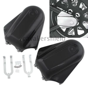 Cubiertas de eje trasero con escudo de barra tapa de brazo oscilante para Harley Softail FLSTC FLSTN 2008-17 - Imagen 1 de 10