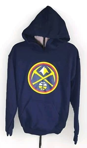 Denver Nuggets Kid's Hoodie By NBA Size Small Blue Pockets Hooded Activewear  - Picture 1 of 11