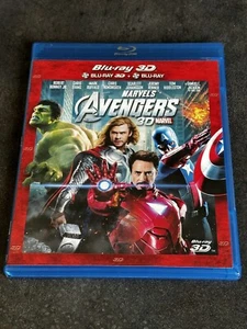 AVENGERS 3D BLURAY 3D + BLURAY ROBERT DOWNEY JR CHRIS EVANS SCARLETT JOHANSSON - Picture 1 of 2