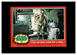 1977 Topps Star Wars #73 The droids wait for Luke - Picture 1 of 2
