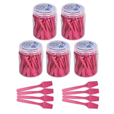 5 Peut PANA 2.5 " Rose Mini Plastique Maquillage Cosmétique Visage Masque - Photo 1/3