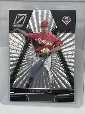 Donruss Zenith #215 2005 Chase Utley Philadelphia Phillies Museum Collection Foto 1 de 2