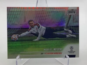 TOPPS CHAMPIONS LEAGUE STADIUM CLUB CHROME 2022 REFRACTOR MANUEL NEUER - Picture 1 of 1