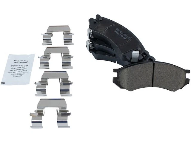 Juego de pastillas de freno delanteras TRQ de cerámica para Saturn SL2 1991-2002 97KWJP Foto 1 de 1